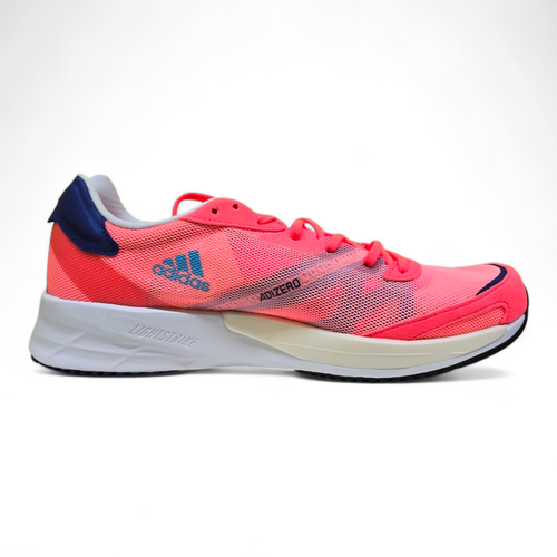Adidas Adizero Adios 6 Lace up Running Sky Rush Trainers (GY0909) - Picture 5 of 10