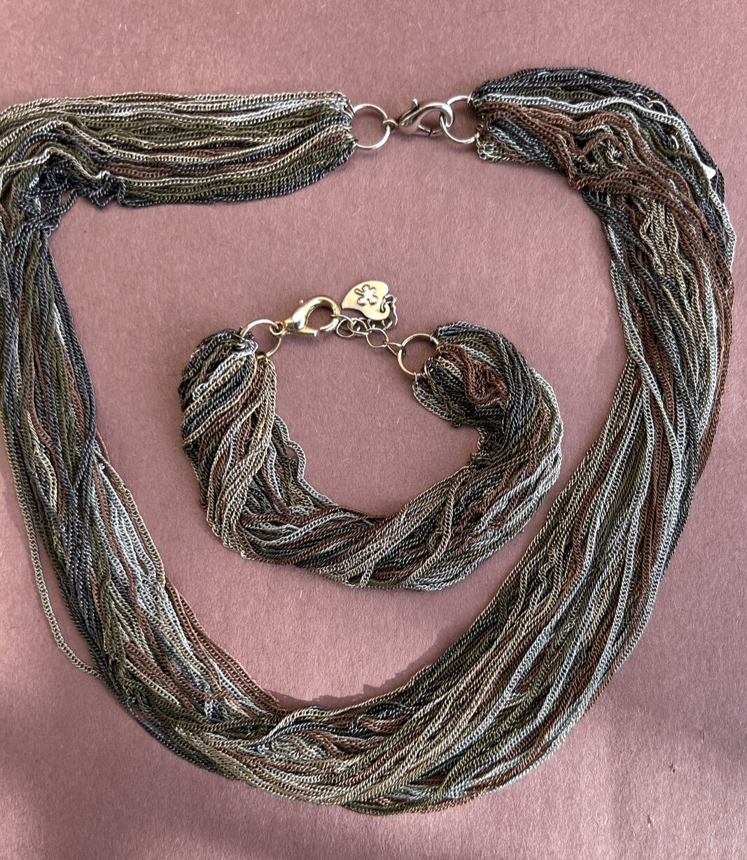 Carmen Multistrand Mixed Metal Necklace main image 1
