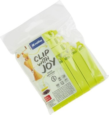 Onda 10erSet Verschlussclips für Beutel klein, Kunststoff PP BPAfrei, grün, 1...