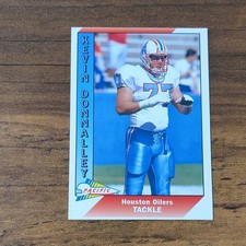 Pacific 1991 Kevin Donnalley #590 Houston Oilers NFL Football Card Rookie Base. rookie card picture