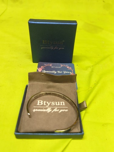 Btysun "You Are Loved. You Are Valued. You Are Beautiful" Bracelet New in Box