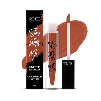 Renee Stay With Me Matte Lippenfarbe Farbton Craving For Coffee 5Ml