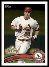 2011 Topps World Series Champions St. Louis Cardinals #WS21 David Freese