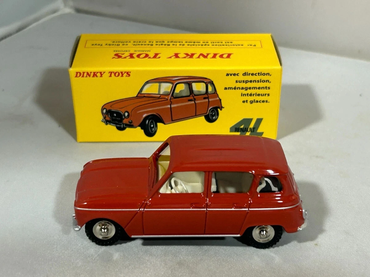 Miniature Dinky Toys Junior Renault 4L - Échelle 1/43, N°100, Couleur Verte - Fabriqué En France, Occasion