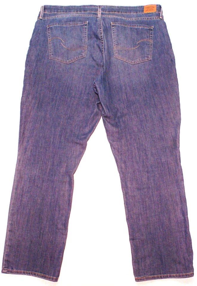Levis Mid Rise Slim Signature Jeans Blue Stretch Denim Womens Size 18 S (38X28) - Image 2 of 4