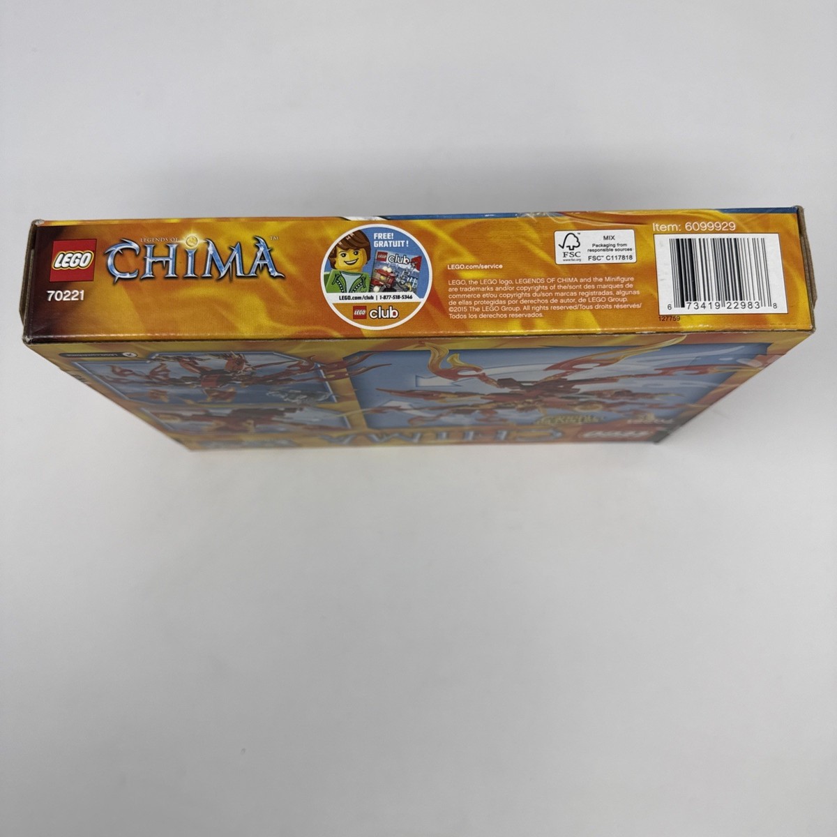 LEGO 70221 Chima Flinx's Ultimate Phoenix Set New Sealed (70221