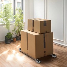 White Heavy Duty Appliance Rollers Extendable Fridge Moving Stand Washer Dolly