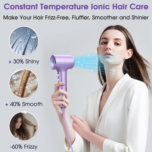 Hair Dryer, 110000 RPM High-Speed Brushless Motor Fast Drying Blow Dryer, 57d... - 第 7/9 張圖片