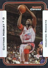 2003-04 BOWMAN CHROME REFRACTOR CUTTING MOSLEY #84 SERIAL #125/300