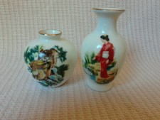 TWO SMALL 1983 KYOTO LIMITED EDITION IMPERIAL PORCELAIN VASES