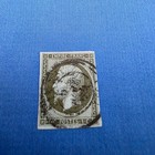 France Scott# 12a, 1861 1c, Napoleon III, w/SON cncl, A Margins, VF — photo 1