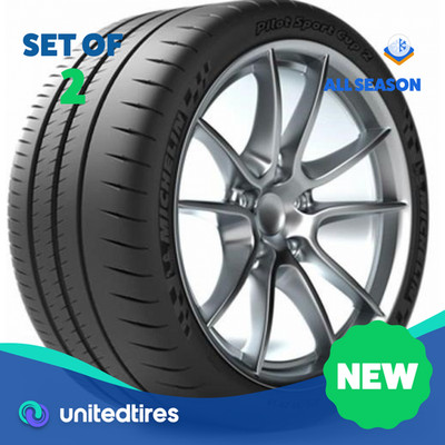 Set of (2) New P 335/30R21 Michelin Pilot Sport Cup 2 109(Y)