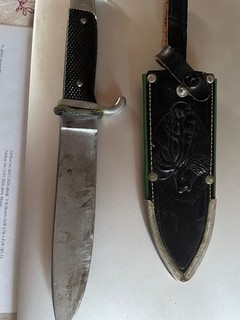 Altes Fahrtenmesser Hubertus