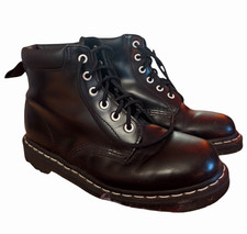 Dr. Martens Men  s Black Leather 939 boots
