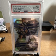 2019 Panini Select Trace McSorley #20 Ravens Silver Prizm Rookie PSA 10