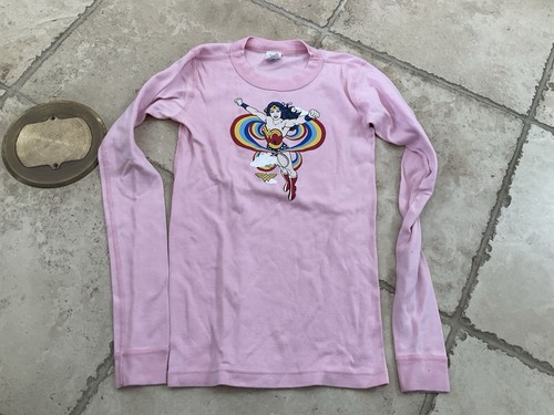 HANNA ANDERSSON Pink Wonder Woman Organic Long pajamas, Size 160 (14) - Picture 3 of 10