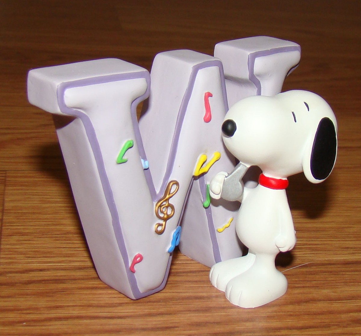 Peanuts Alphabet by Westland - Whistling Snoopy Letter W (8593) | eBay