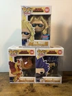 FUNKO POP MY HERO ACADEMIA 1353 SHINSO CHASE 1041 ALL MIGHT 1348 SHOTO Lot Of 3