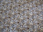 NATURESCAPES Vintage GRAY BROWN RIVER ROCK STONES 2000's 100% COTTON Fabric-2 yd — photo 2