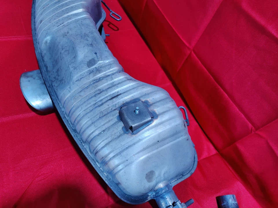 Silenciador silenciador resonador escape trasero Porsche Boxster 1997-2004 OEM Foto 3 de 4