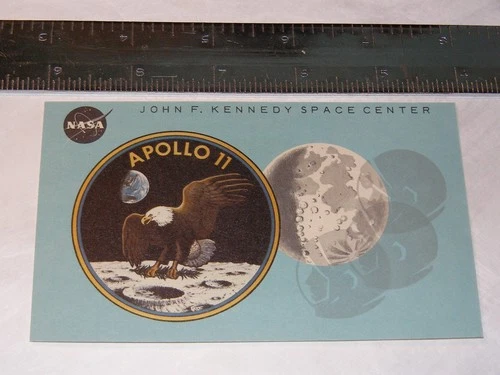 Vintage/Original Apollo 11 Blue Launch Viewing Access Badge/Pass # 139 1969 NASA