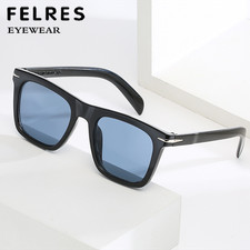Retro Tinted Lens Reading Glasses Men Women Square Shade Personality Sunglasses