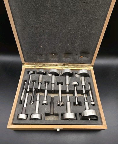 Freud Diablo FB-100 15 Piece Forstner Drill Bit Set 1/4" - 2-1/8" Wooden Case