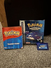 Pokemon Sapphire Version, Game Boy Advance - Complete with Original Box & Manual