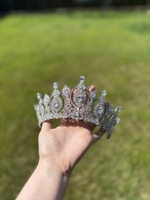 Sworvaski Crystal Tiara Wedding Crowns for Women