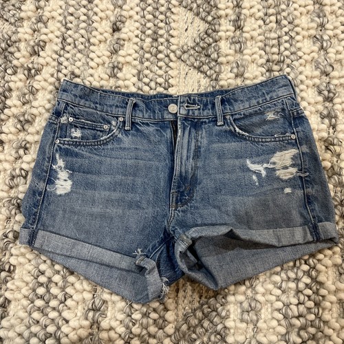 Pantalones de mezclilla Mother The Teaser Roll cortos con cremallera talla 26 - Imagen 5 de 8