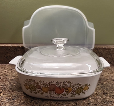Corning Ware La MARJOLAINE * Spice of Life* A-2 B Casserole 2qt W 2 Lids