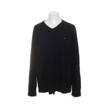 Tommy Hilfiger, Pullover, Größe: 3XL, Schwarz, Baumwolle, Einfarbig #NYA