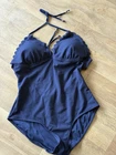 BNWT Size 18 Monsoon Accessorize Navy Hidden Support Swimming Costume