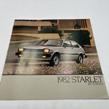 1982 Toyota Starlet 10-page Vintage Car Sales Brochure Catalog