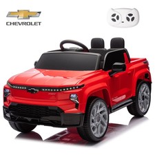 24V Licensed Chevrolet Silverado Kids Ride on Truck Electric Car Toy with Remote