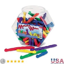 Colorful Counting Sorting Measuring Worms Early Math Skills Manipulatives Set US