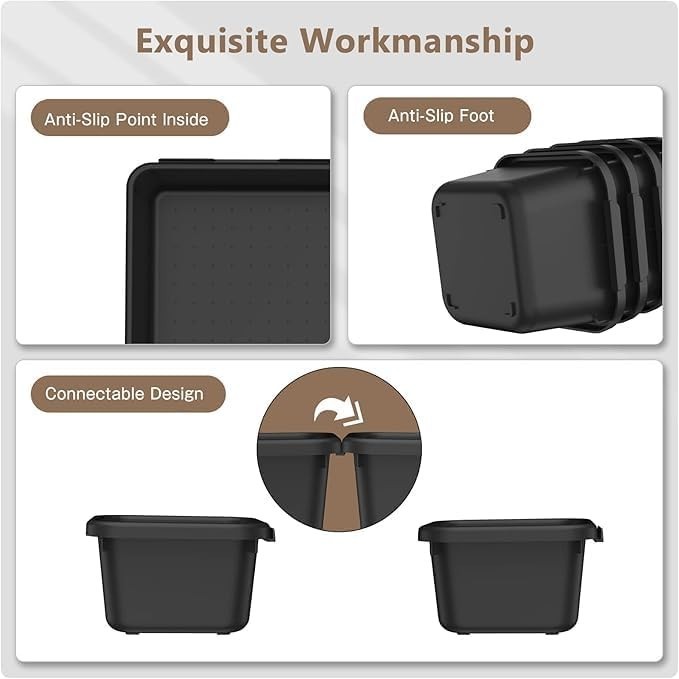 Heavy-Duty Garage Organization Storage Tray