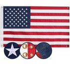 New ListingAmerican Flag 2.5x4 Ft, Multipurpose Heavy Duty Us Flag, 4 Brass Grommets, Em.