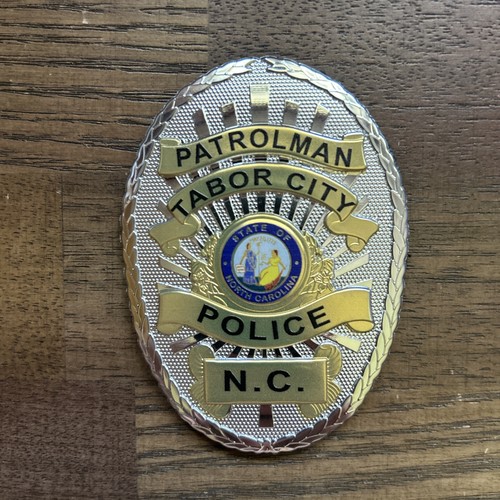 Tabor City NC Police Flex/Vest Badge (NEW) Law Enforcement