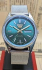 Rare vintage Seiko 5 automatic day date movement number 6309A japan made men's w