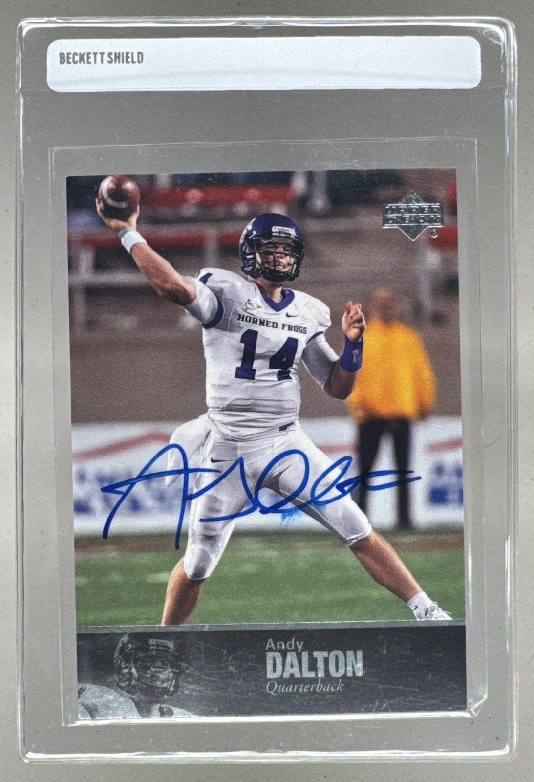 Andy Dalton Upper Deck College Legends #97 Autograph