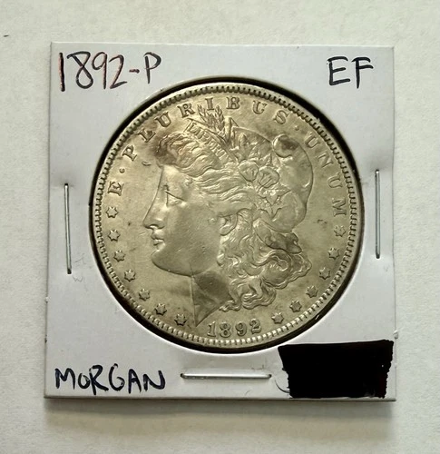 1892-P Morgan Silver Dollar - Extra Fine (EF/XF)