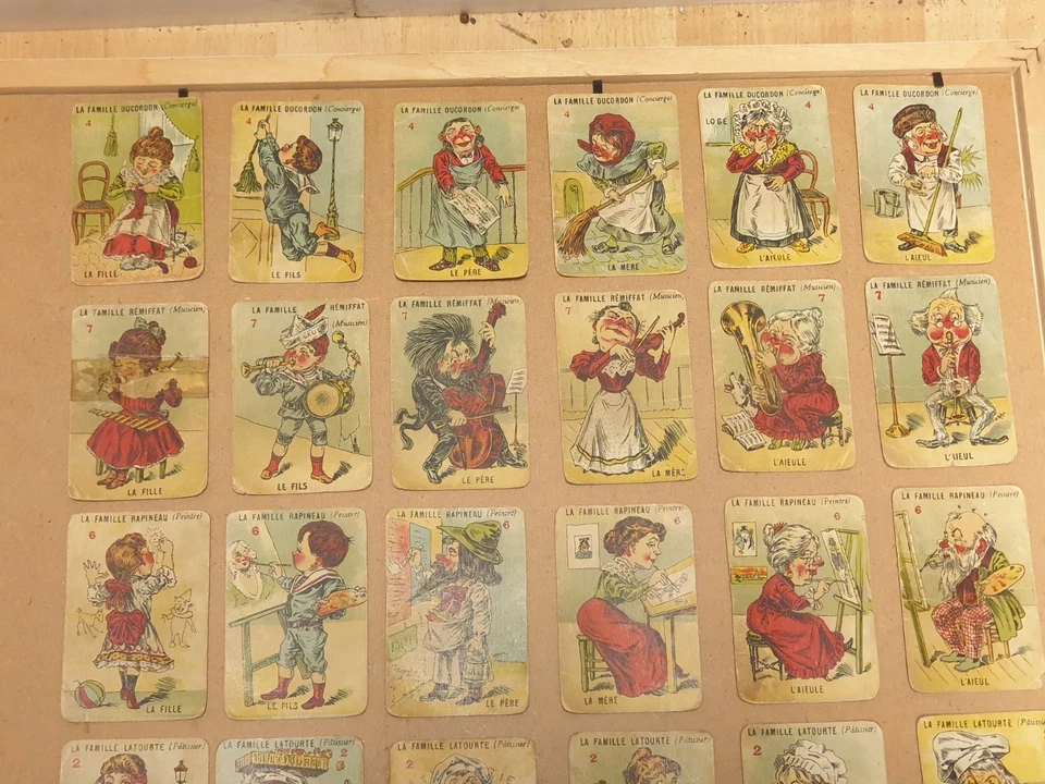 TRES ANCIEN JEU DES  7 FAMILLES  METIERS ANNEES 1930 CARTES A JOUER - Photo 2/4