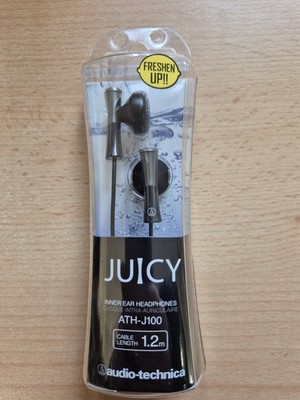 audio-technica Juicy ATH-J100 Kopfhörer Handy In-Ear Stereo 3,5mm Klinke schwarz