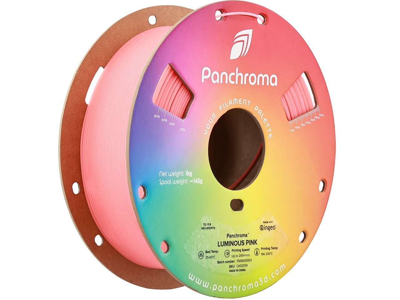 Polymaker Rosa 3D-Druckerfilament Panchroma Luminous Leuchtend 1Kg - Bild 2
