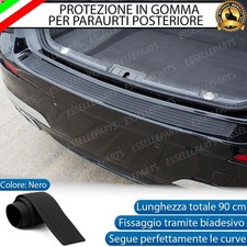 PROTEZIONE NERA SOGLIA PARAURTI POSTERIORE BAGAGLIAIO IN GOMMA PER BMW X6 F16