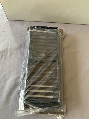 Imperial Standard Series 4x10 Floor Register Brown Louvered Design Metal - Foto 2 di 3