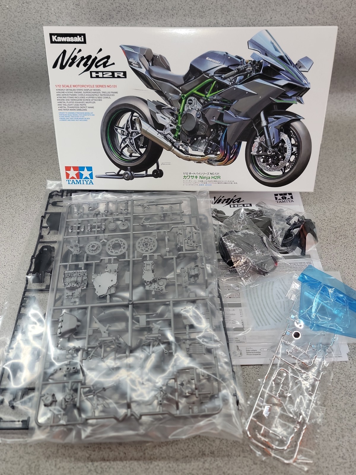 1:12 Scale TAMIYA Kawasaki Ninja H2R Model Bike Model Kit 14131 New