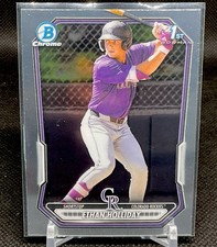 2026 Bowman Ethan Holliday 1ST BOWMAN CHROME BASE #BCP-1 ROCKIES CHASE RC