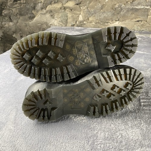 Stivali Chelsea Dr. Martens 2976 foderati in pelliccia sintetica plateau neri grossi donna 7 - Foto 5 di 6